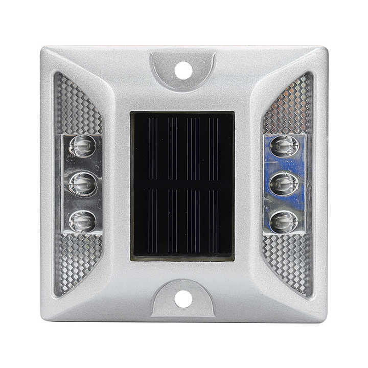 350g IP68 Güneş Metal Yol Çubukları Yol İnşaatı İçin Beyaz LED Rengi