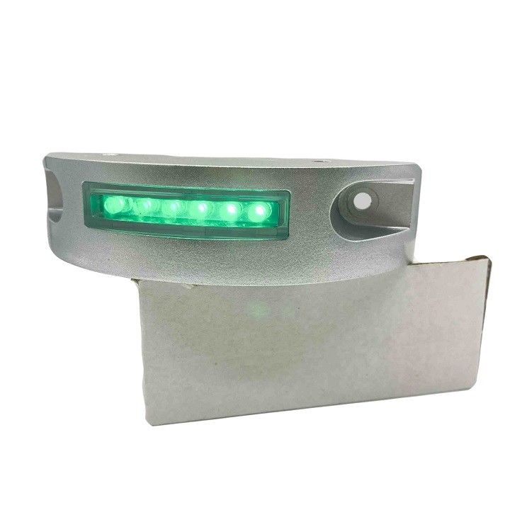 Sarı LED Alüminyum Güneş Yolu Stud Yarım Ay Şekli Yanıp sönen LED İşareti Işıkları