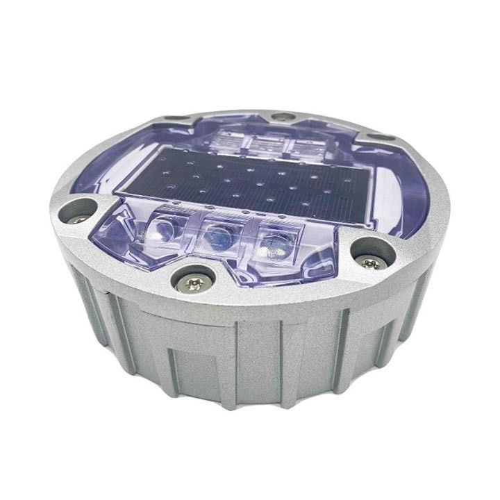 Yüksek Parlaklık LED Güneş Yol Çubukları 6 vida Yerleşik Güneş LED Kediler Gözü