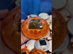 B101 Yuvarlak Plastik Güneş Yolu Çubukları Güneş Enerjisi Yolu Yansıtıcıları LED Kedi Gözleri Işık